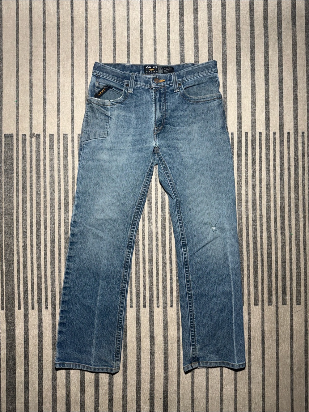 Ariat M4 Rebar Relaxed Boot Cut Jeans — Men’s 30x30